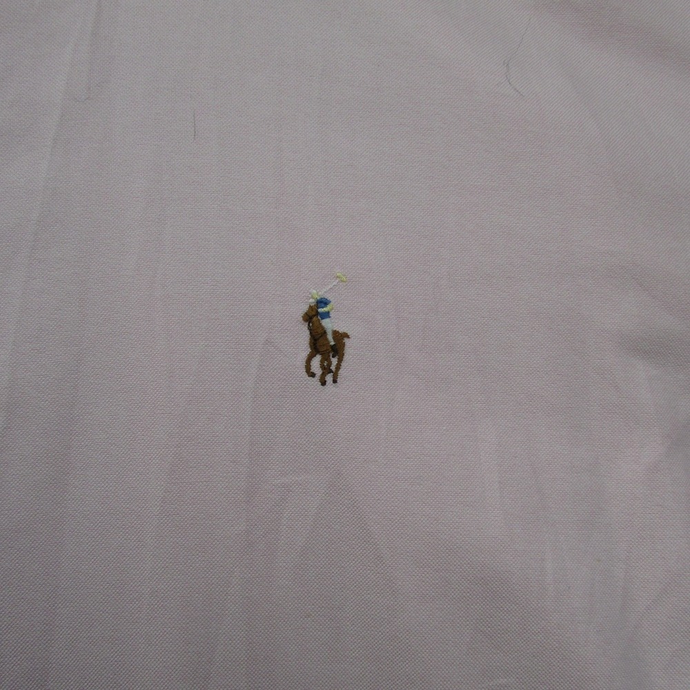 Ralph Lauren Yarmouth Shirt Mens Extra Large Pink 100% Cotton Oxford Pony Logo - Picture 3 of 6